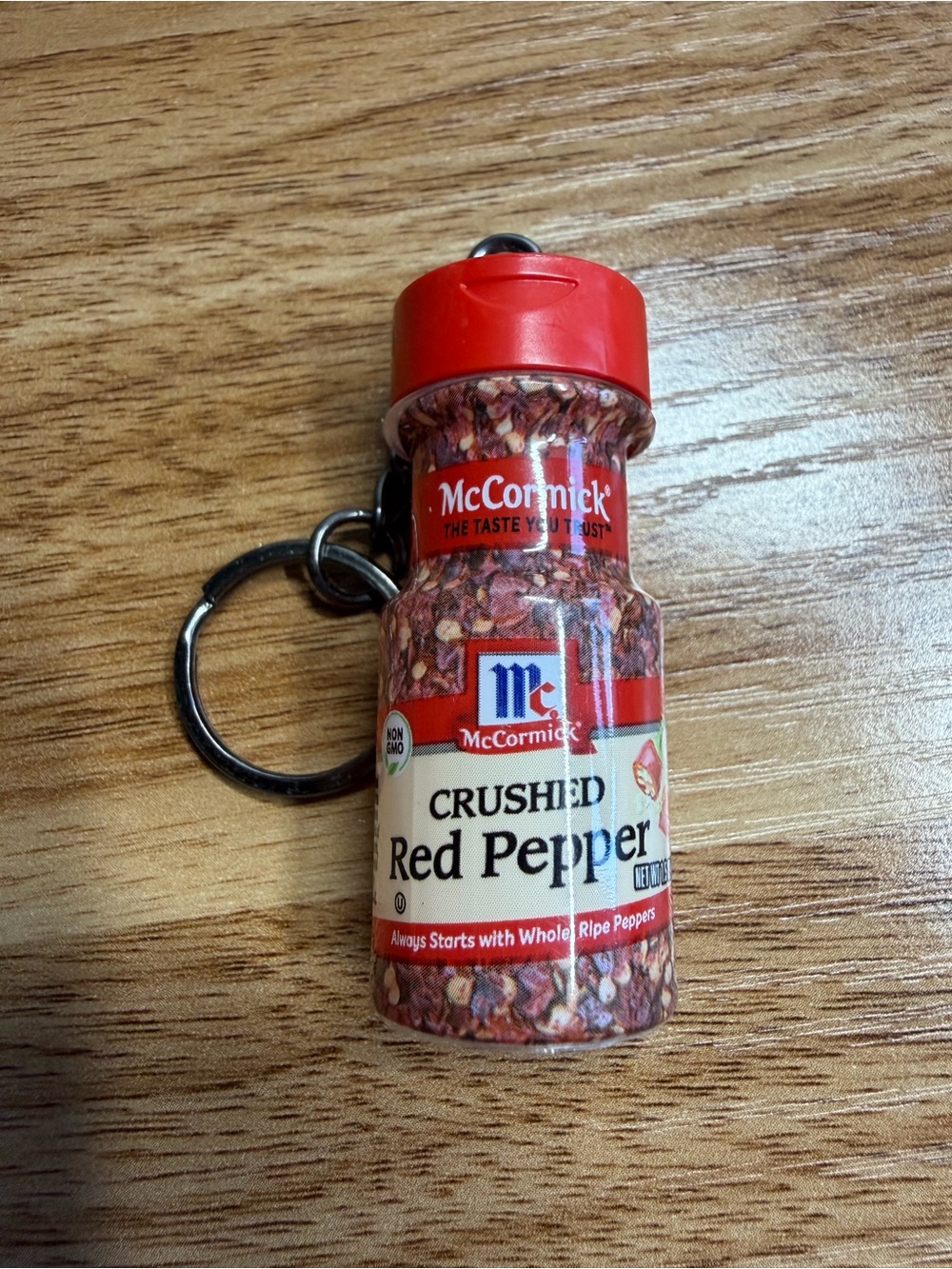 Mini Brands McCormick Crushed Red Pepper Keychain